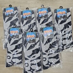 Ripple Junction Black and Gray Geometric Socks